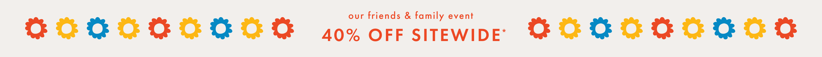 Friends & Family Sale graphic