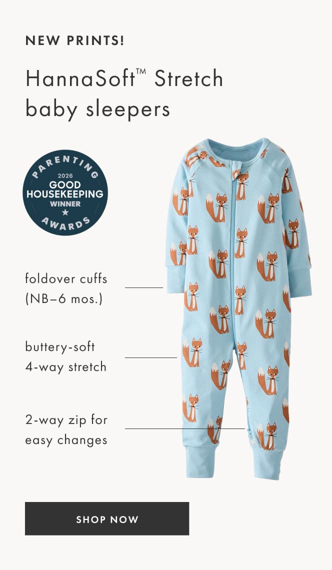 Shop HannaSoft Stretch Baby Sleepers