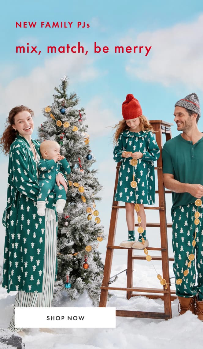 Shop Family Match Pajamas