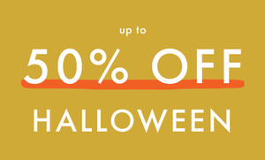 Up to 50% off Halloween. shop now.
