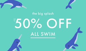 UP TO 50% OFF ALL SWIM