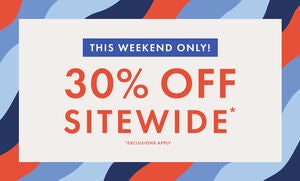 30% OFF SITEWIDE*