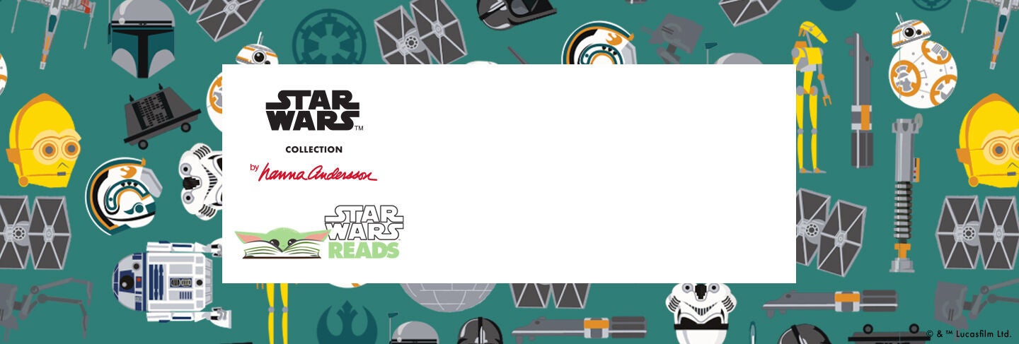 Star Wars pattern background with Star Wars Reads logo Star Wars pattern background with Star Wars Reads logo