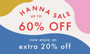 Hanna Sale Up to 60% off + 20% off. shop now