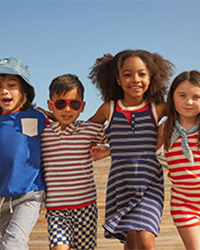 the colors of summer, shop red, white & blue