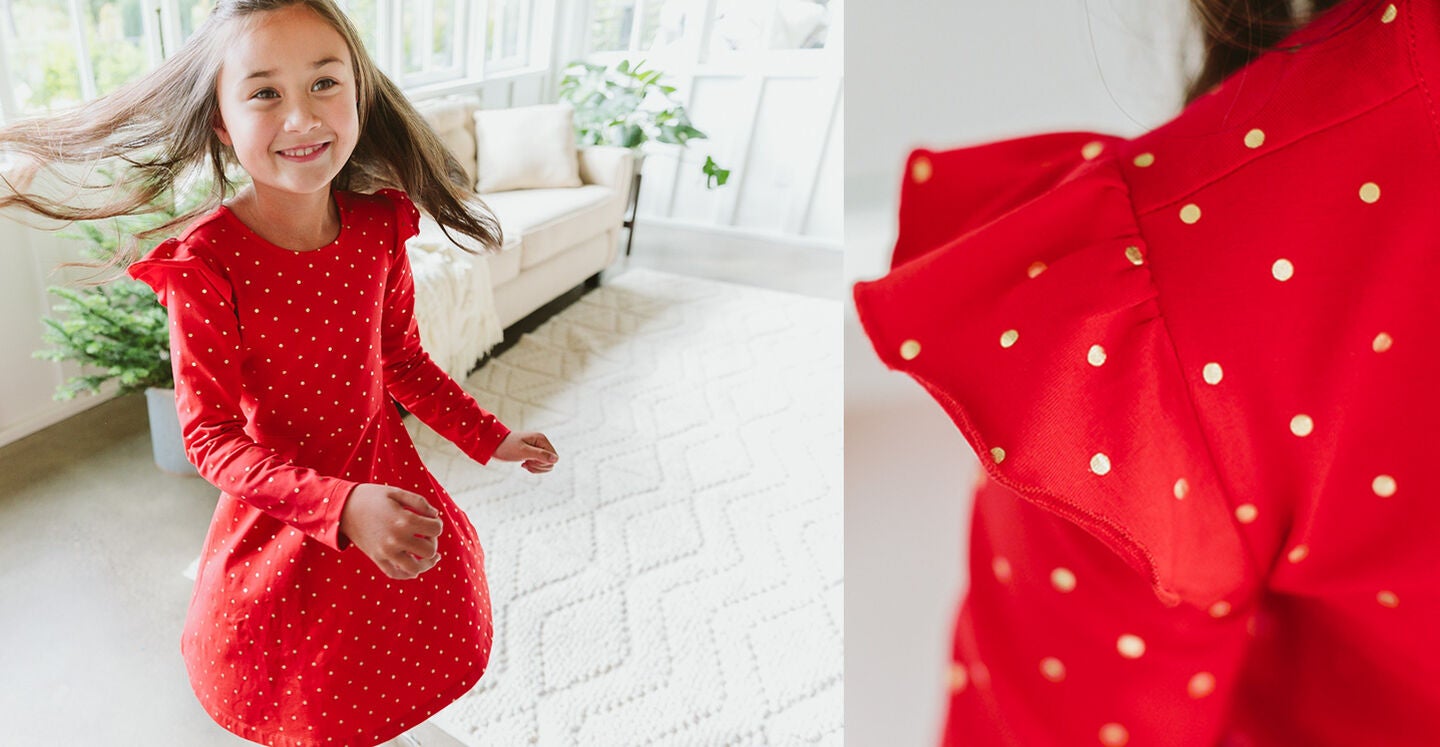 Girls in red dress Girls in red dress