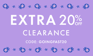 EXTRA 20% OFF CLEARANCE W/ CODE GOINGFAST20