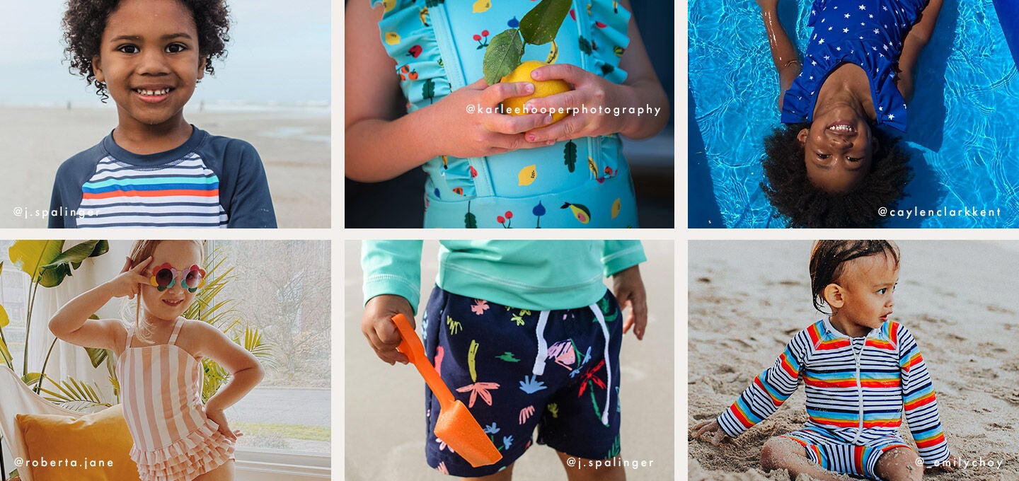 variety of kids wearing swim variety of kids wearing swim