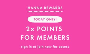 TODAY ONLY! 2x POINTS FOR MEMBERS!