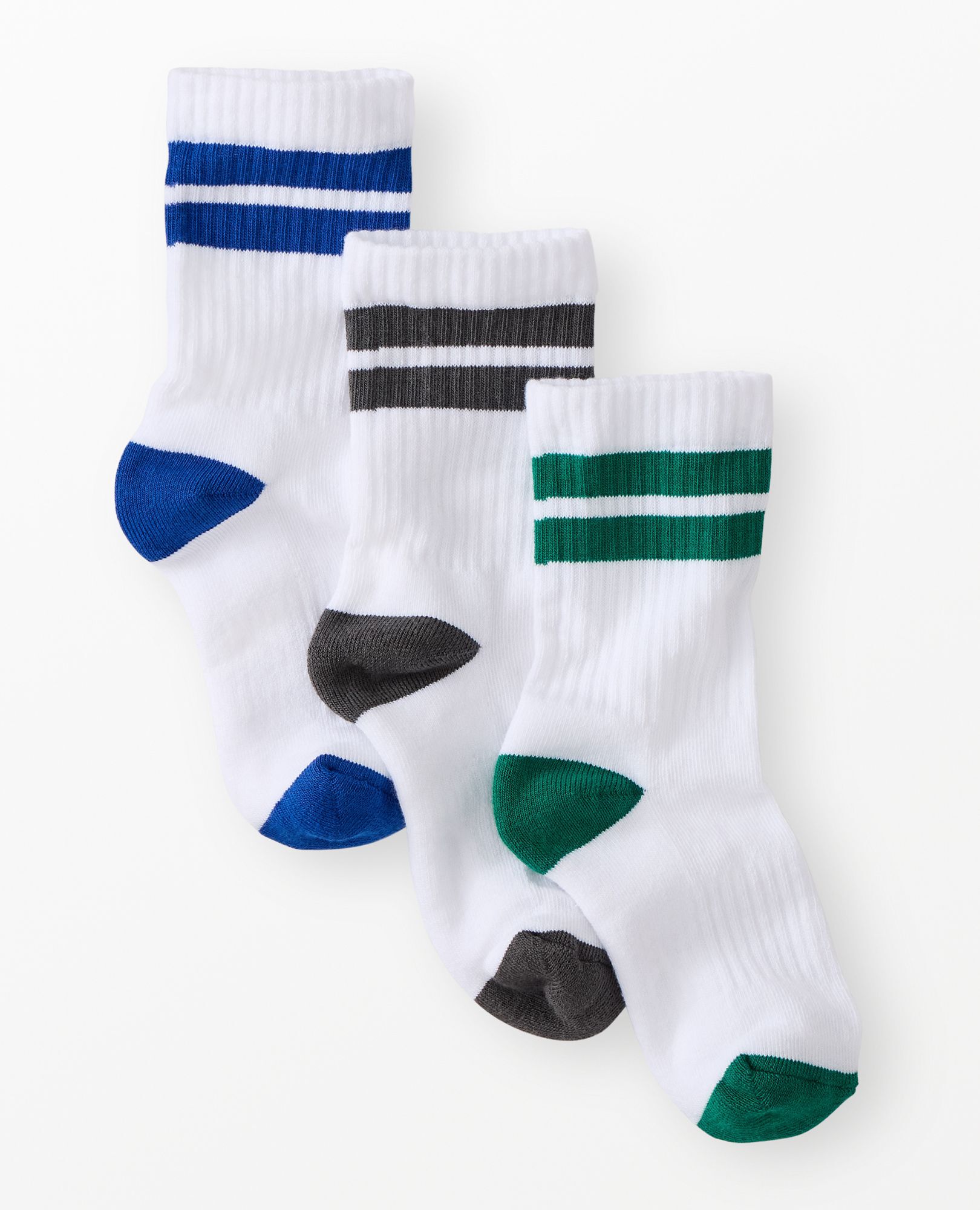 3-Pack Crew Socks in Athletic 3pk Blue Multi - main