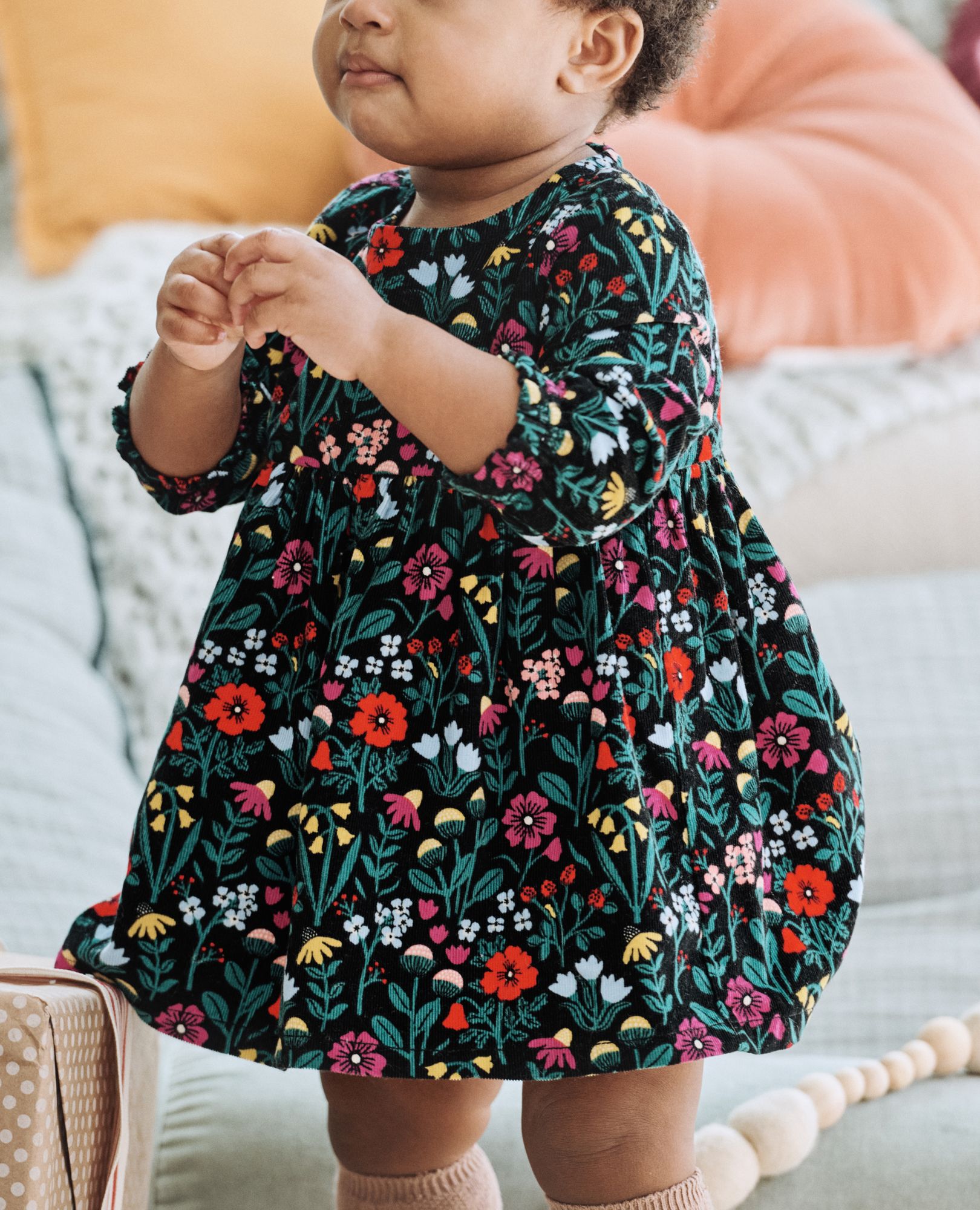 Baby Corduroy Long Sleeve Dress Hanna Andersson