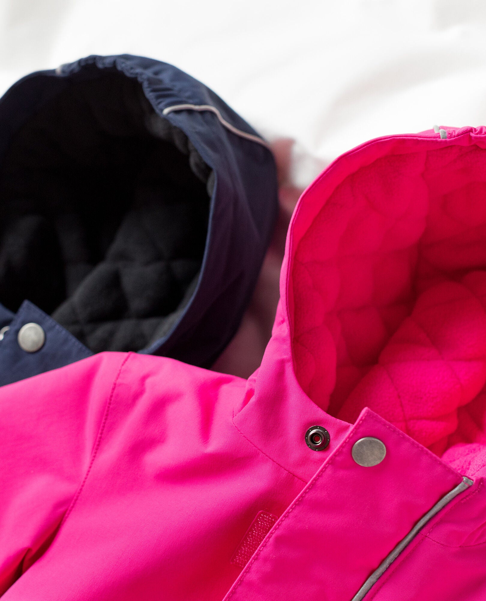 Details about   HANNA ANDERSSON 70 5-12m JOURNEY'S END PRINT Hooded SNOWSUITS blue pink NWT 