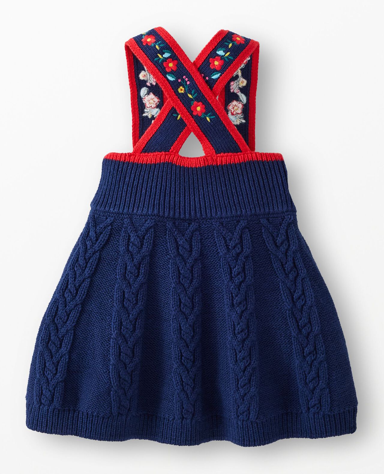 Baby Sweater Dress & Hat Set in Navy Blue - main