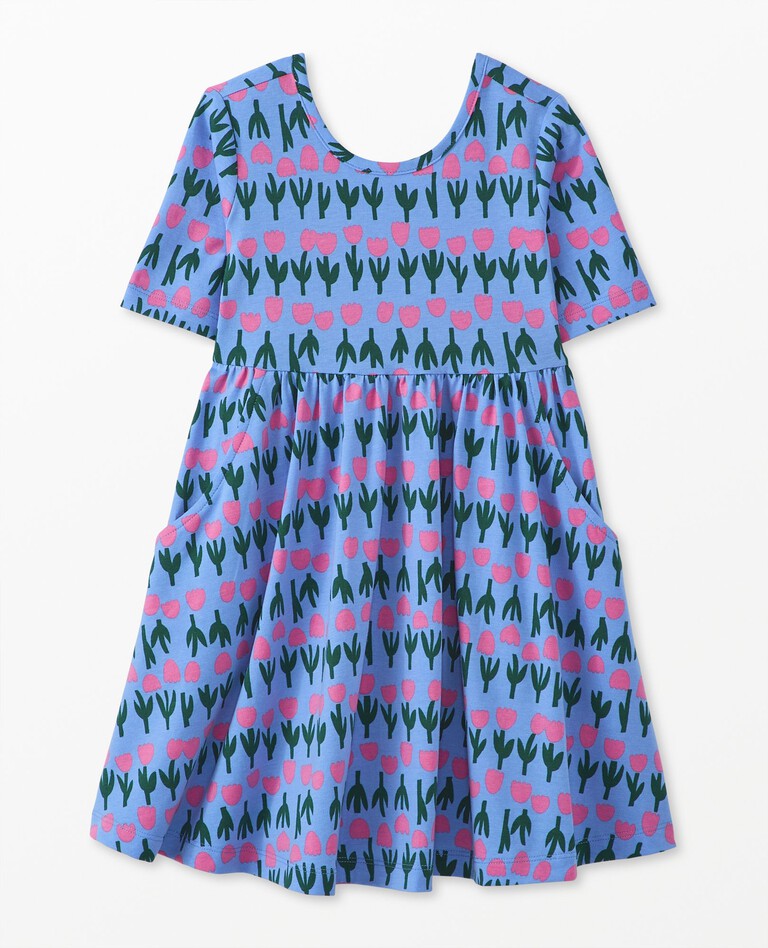 Print Skater Dress with Pockets | Hanna Andersson