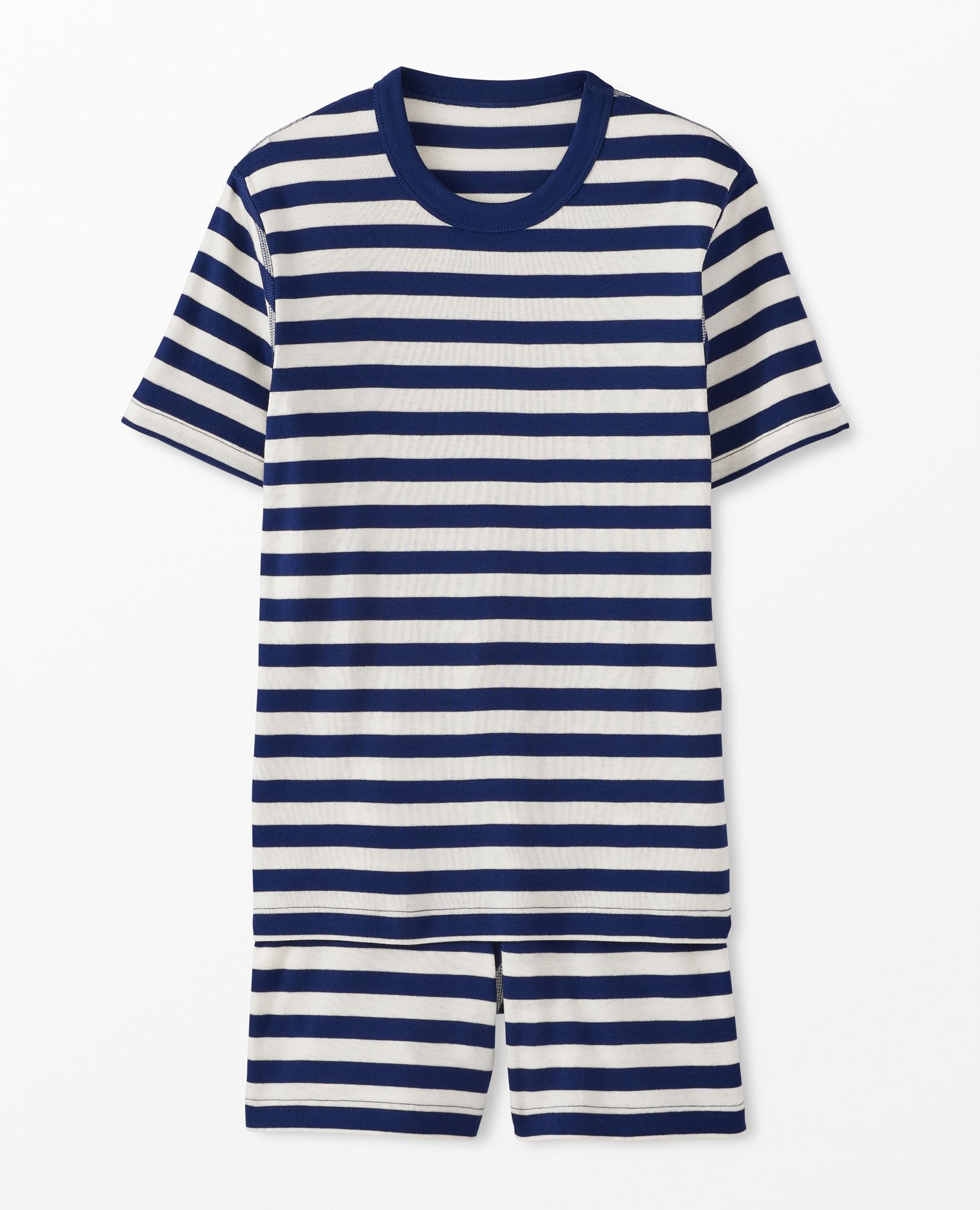 Striped short pajama set deals