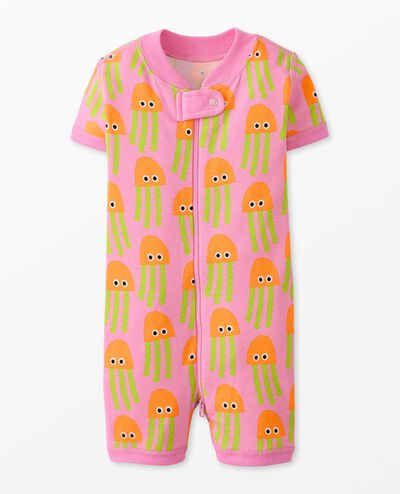 Baby 2-Way Zip Shortie Sleeper in Julie Jelly - main