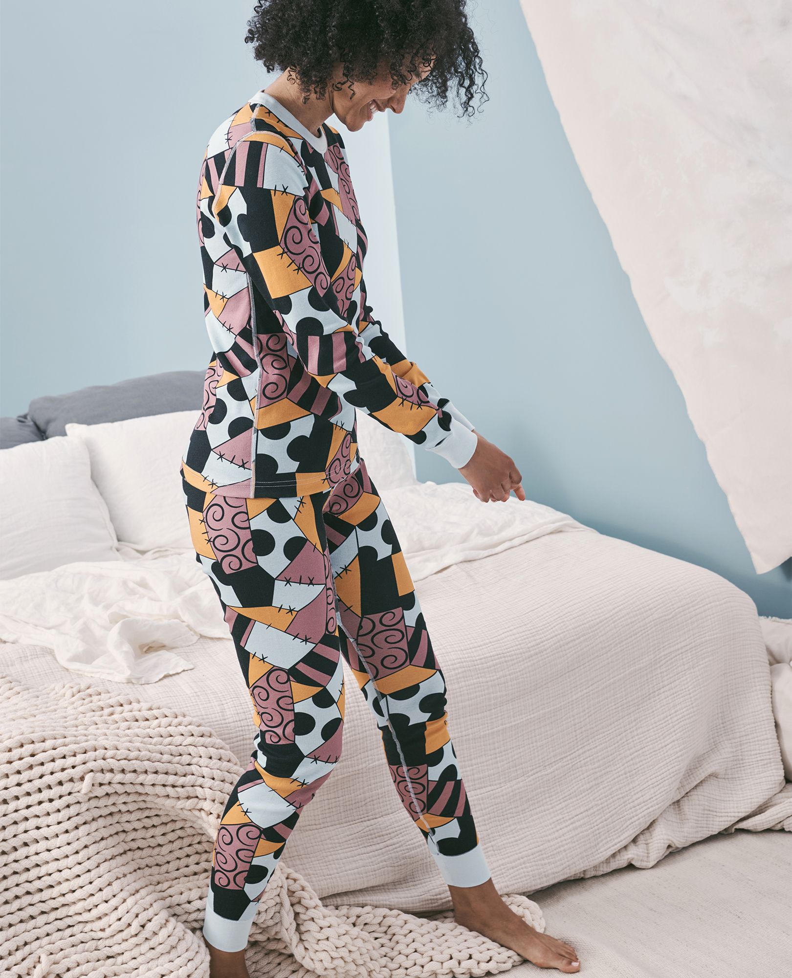 Adult The Nightmare Before Christmas Sally Costume Long John Pajama Set Hanna Andersson