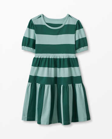 Striped Twirl Power Dress