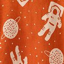 Waffle Crewneck in Astronauts on Bisque - swatch