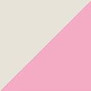 Adult Short John Pajama Set in Fondant PInk/Ecru - swatch