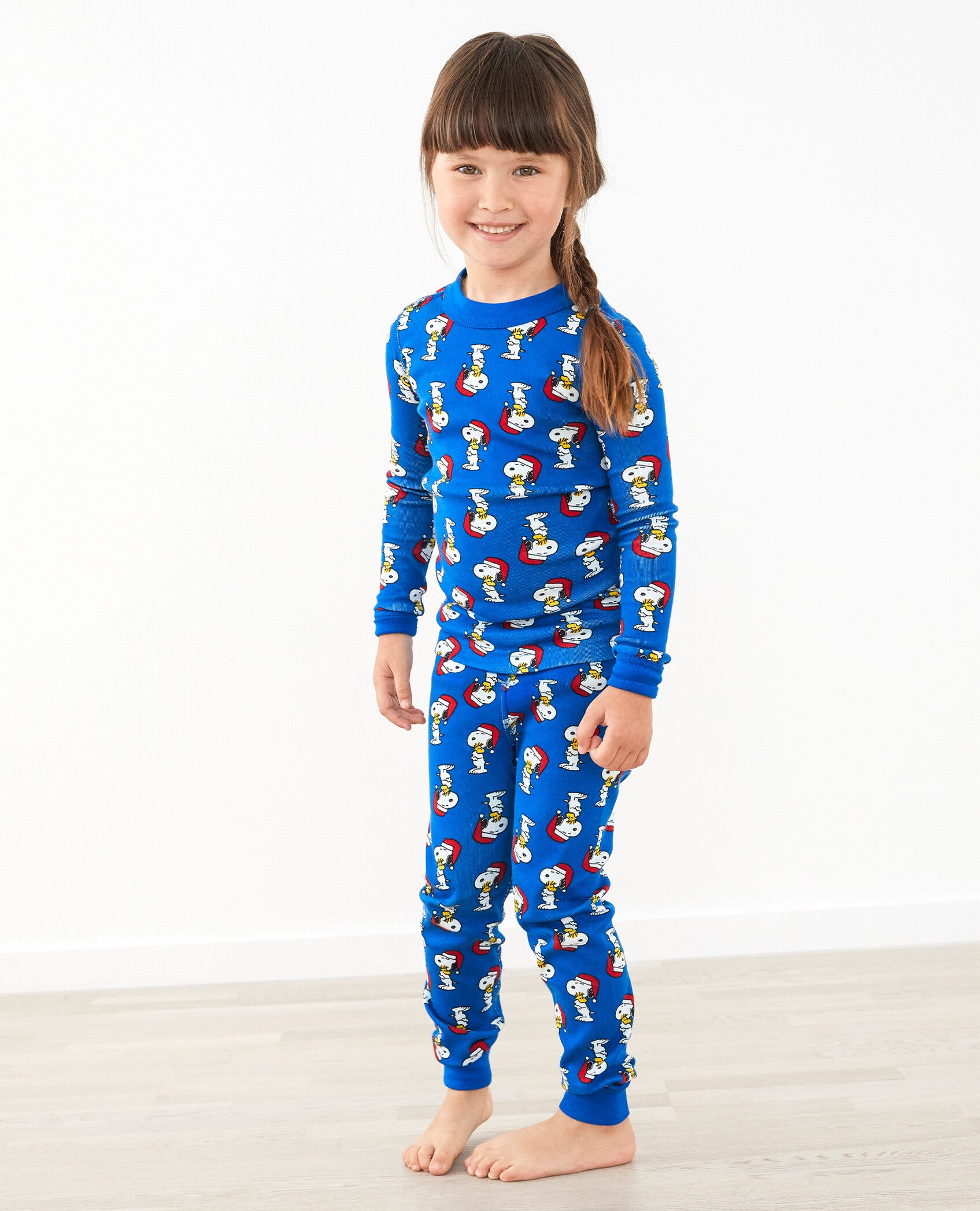 Peanuts Long John Pajamas In Organic Cotton Hanna Andersson
