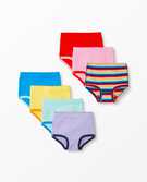 Classic Unders In Organic Cotton 7-Pack in Rainbow - main