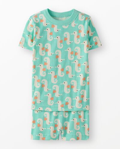 HannaJams™ Pajama Set in Seahorse on Opal - main