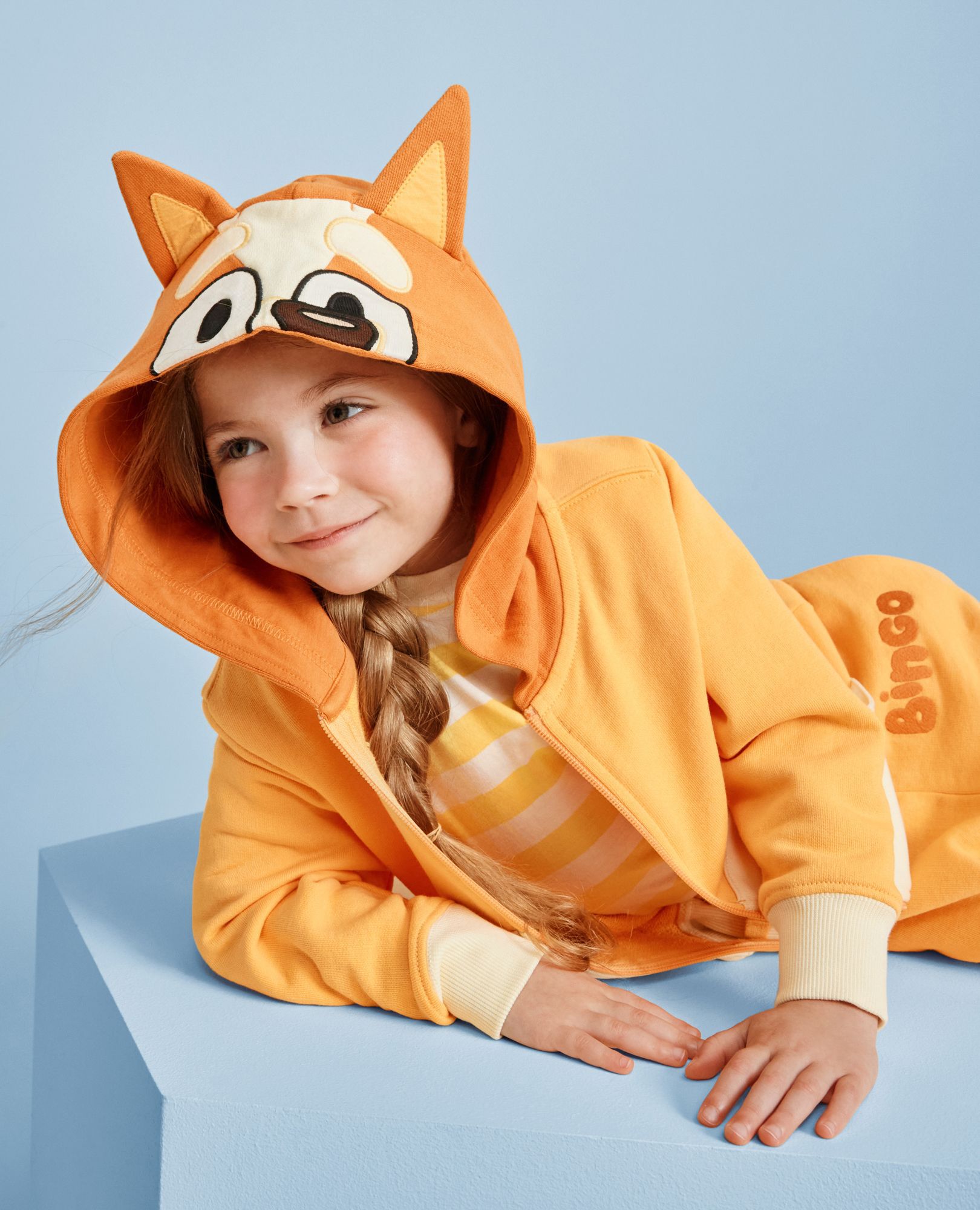 Bingo Character French Terry Hoodie Hanna Andersson