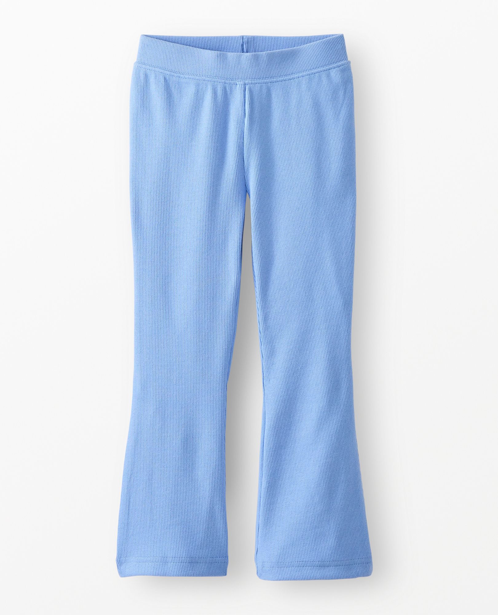 Ribbed Flare Leggings in Grapemist - main
