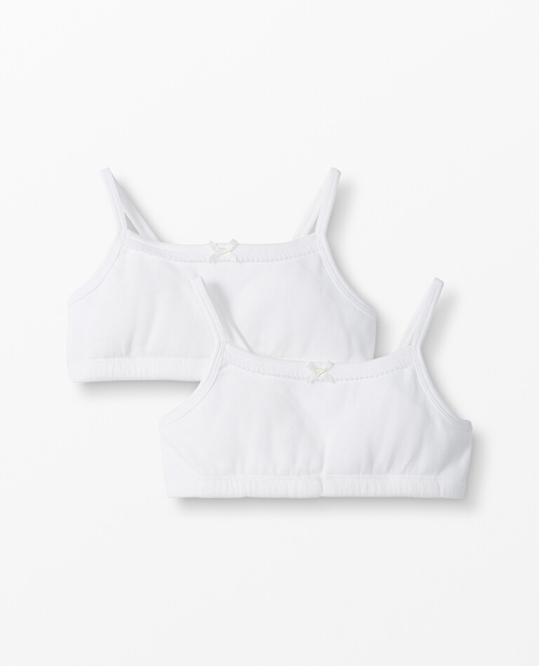 Classic Bralette In Organic Cotton With Stretch 2-Pack