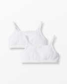Classic Bralette In Organic Cotton With Stretch 2-Pack in White - main