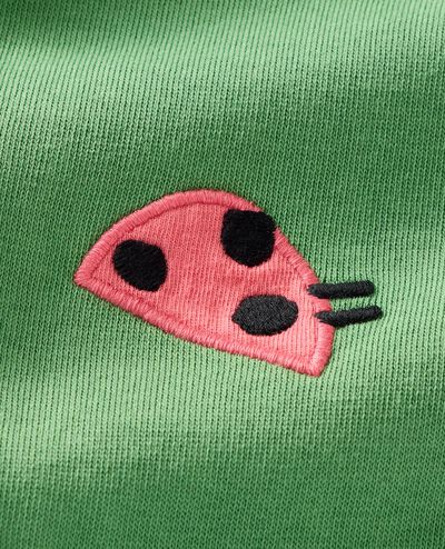 Baby French Terry Sweatshirt & Sweatpants Set in Lucky Ladybugs - main