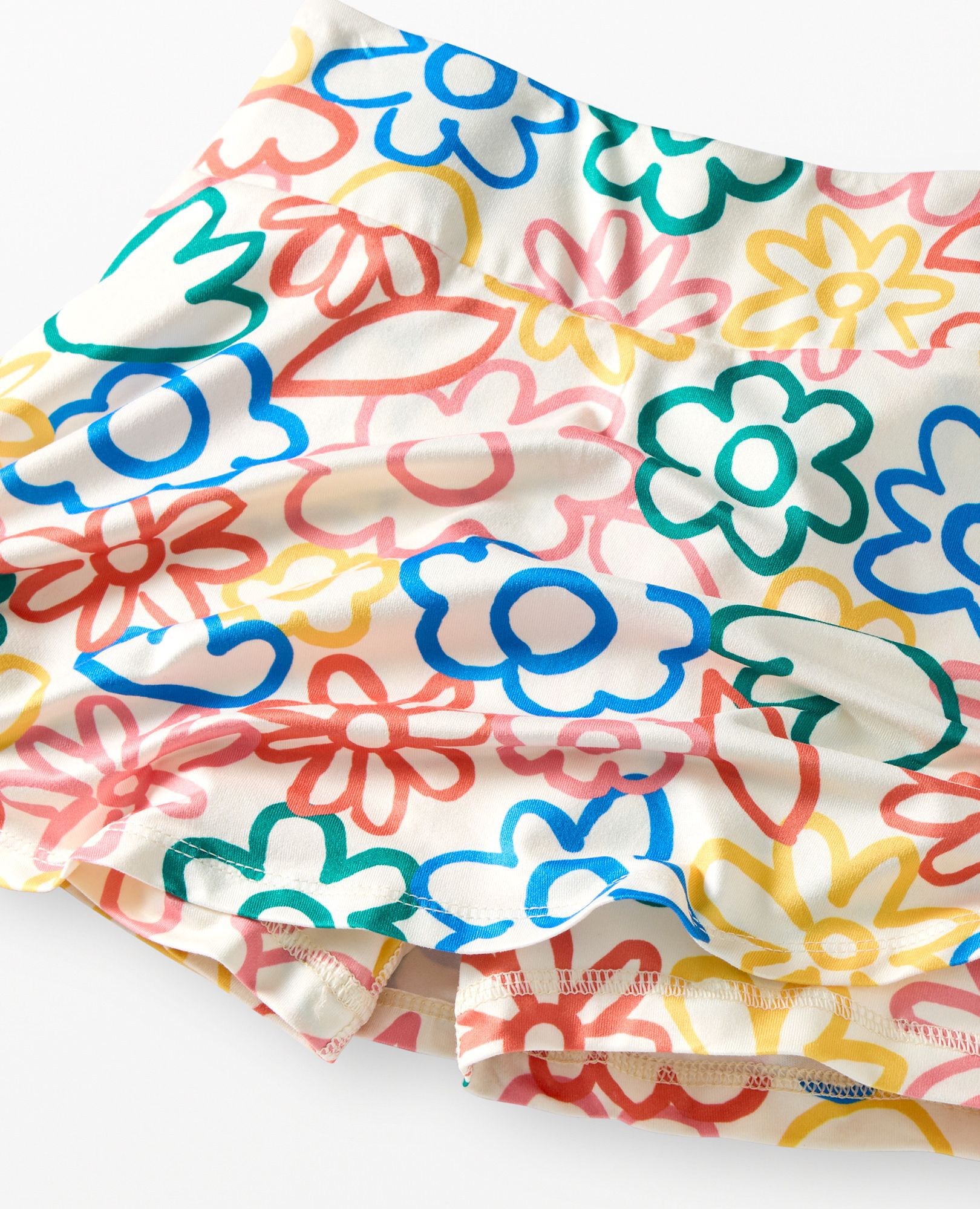 Active UV Tank & Skort Set in Multicolored Sketched Floral - main