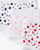 Training Unders In Organic Cotton 3-Pack in Heart Print Pack - main