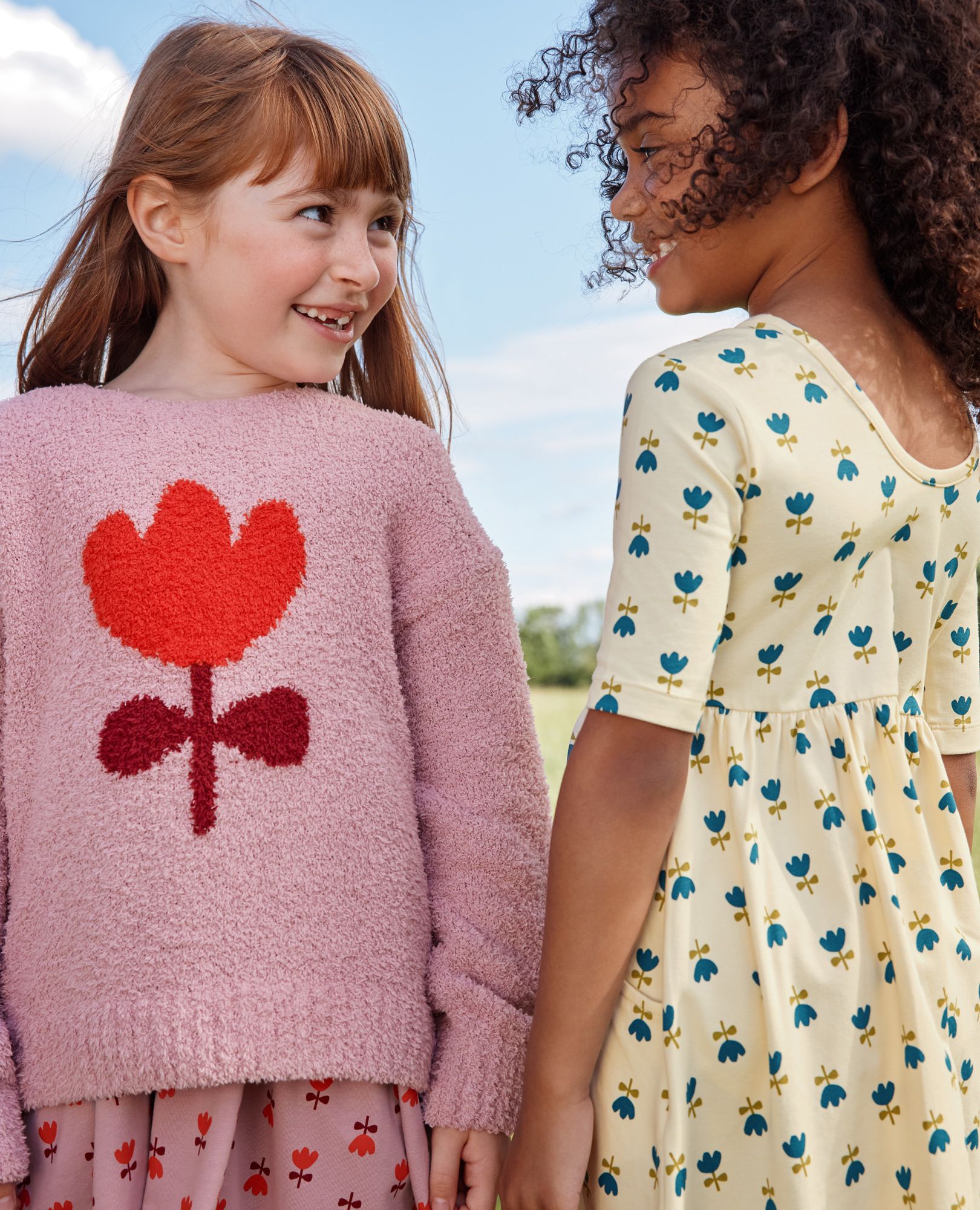 Marshmallow Graphic Sweater | Hanna Andersson