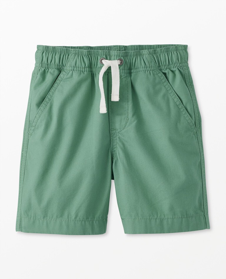 Canvas Shorts in Jade - main