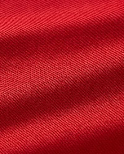 Adult Long John Pajama Top in Scarlet Red - main