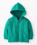 Baby Oversized French Terry Hoodie in Gumdrop Green - main