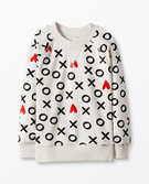Valentines Crewneck Sweatshirt In French Terry in Hugs and Hearts - main