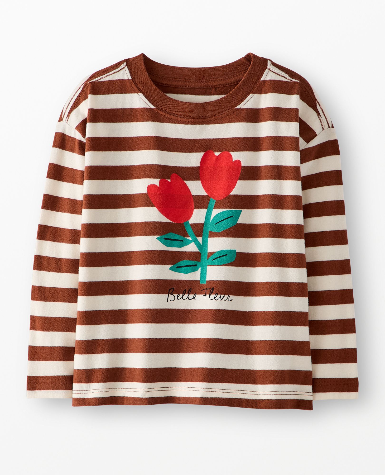 Long Sleeve Graphic T-Shirt in Belle Fleur - main