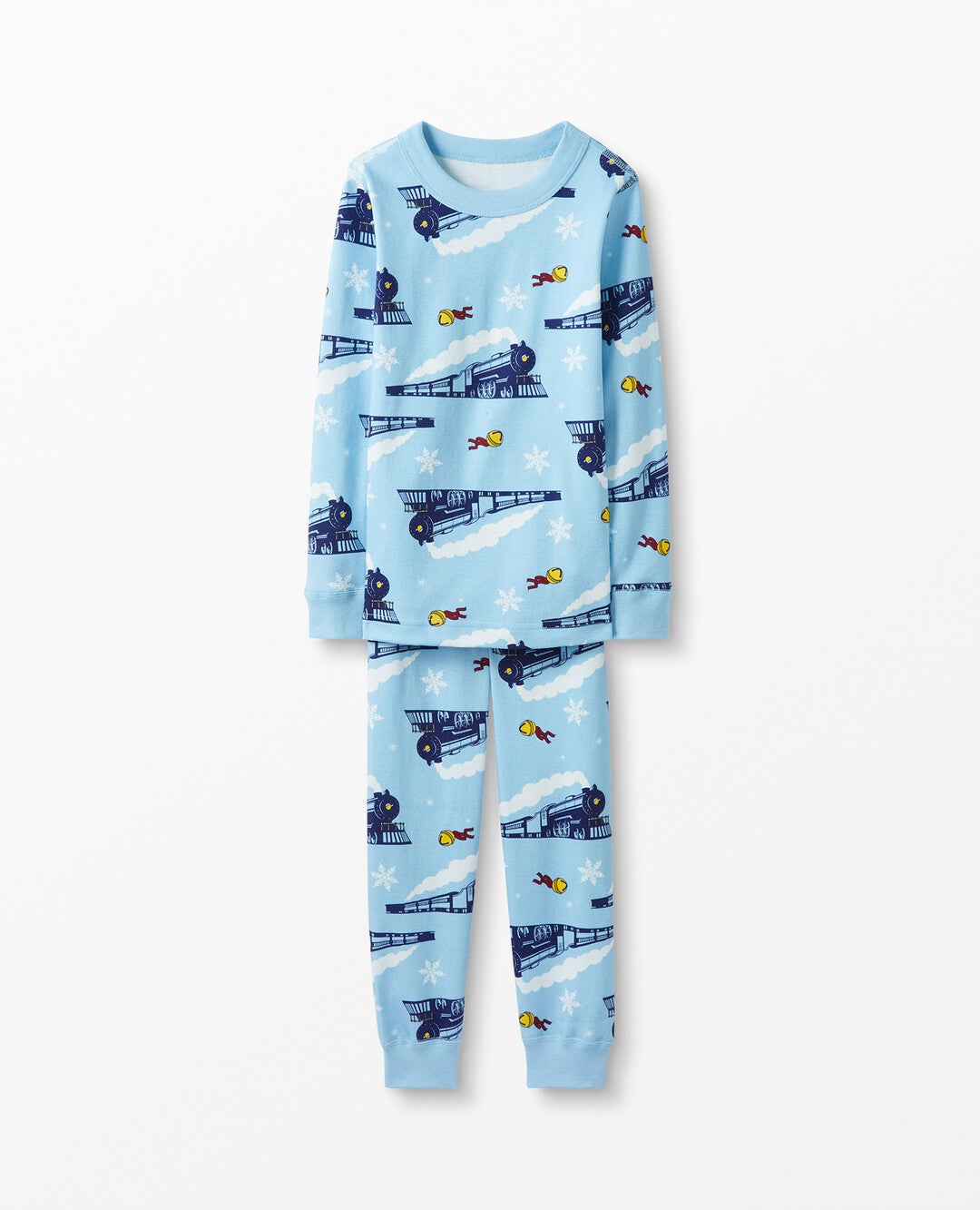 THE POLAR EXPRESS™ Long John Pajamas In Organic Cotton Hanna Andersson