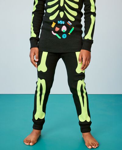 Halloween Glow-in-the-Dark HannaJams™ Pajama Set in Skeleton - main
