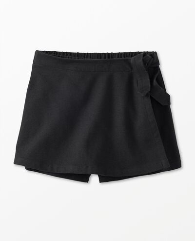 Wrap Skort in Black - main