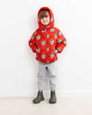 Recycled Reversible Jacket in Tangy Red - main