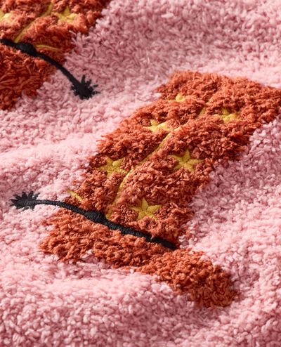 Marshmallow Graphic Sweater in Powdered Rose - main