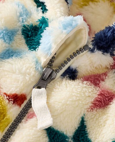 Baby Marshmallow Fleece Jacket in Winter Quilt - main