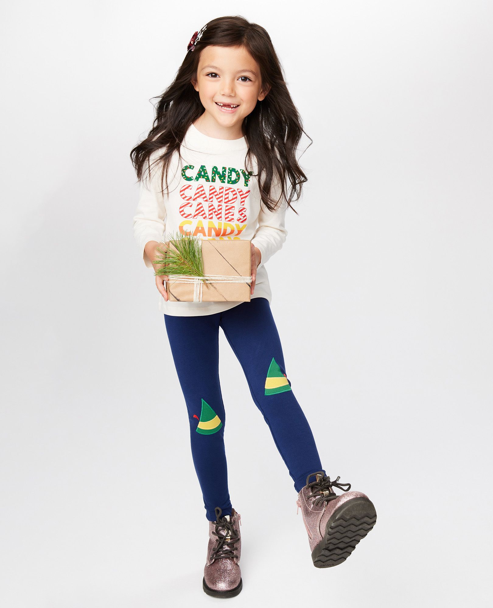 Girls shop elf leggings