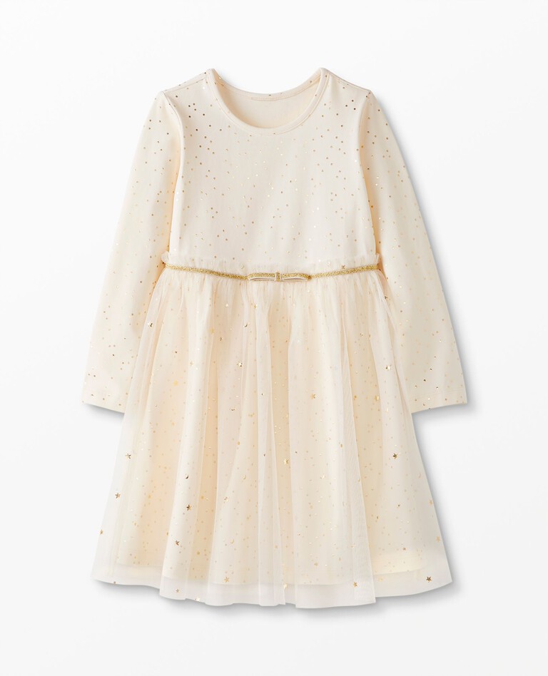 Shimmer Star Dress In Soft Tulle in  - main