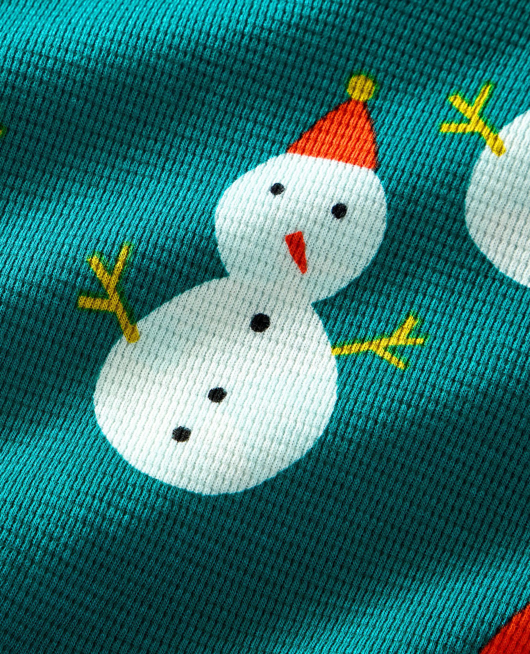 Baby Holiday Long Sleeve Waffle Top & Pants Set in Frosty Friends - main