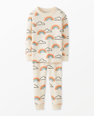 HannaJams™ Pajama Set in Rainbow Horizon - main